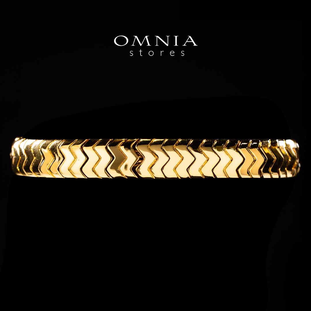 Omnia Fadheela Gold Bracelet In High Quality Copper Metal - OMNIASTORES UAE