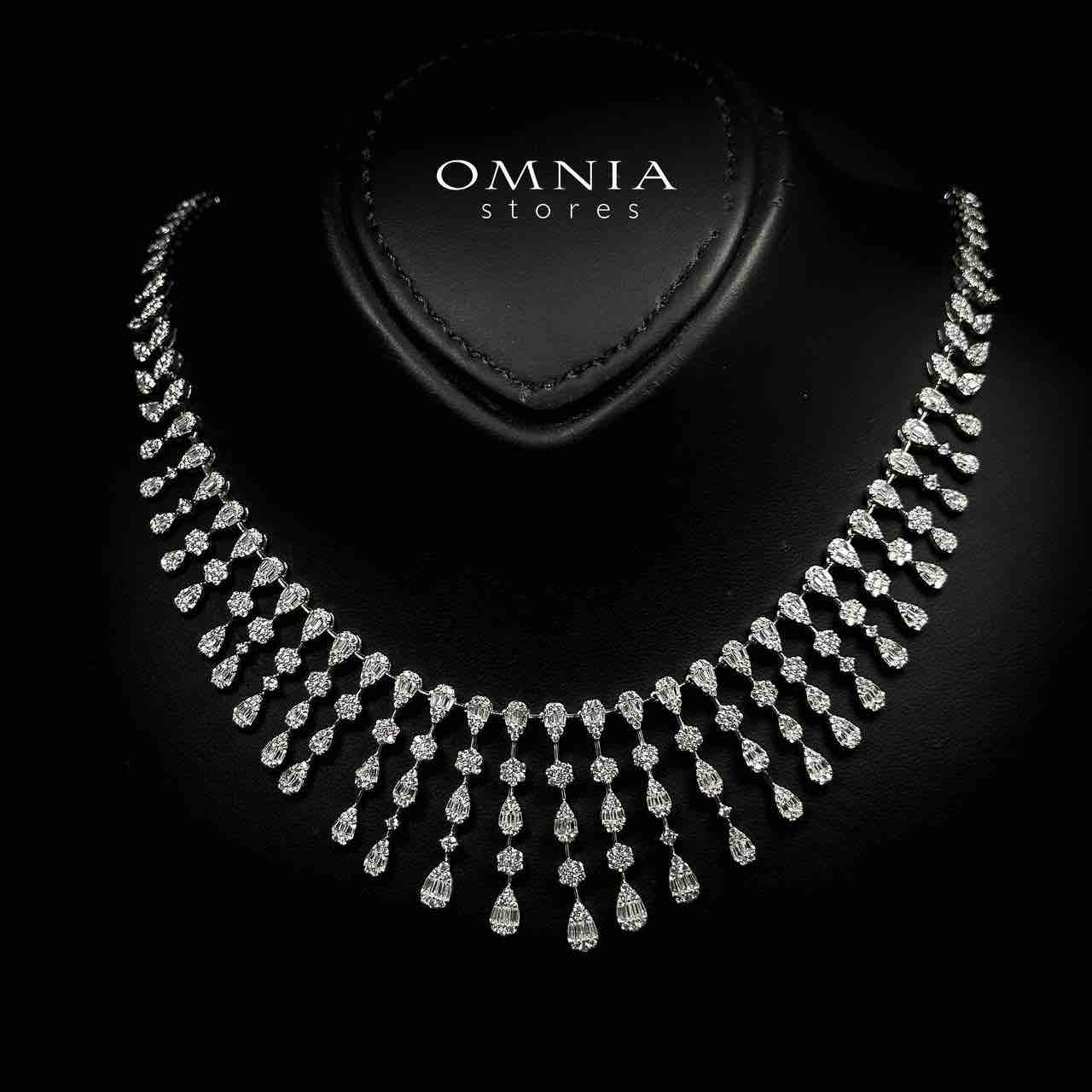 Omnia Rabeea White Bridal Full Set in 925 Silver High Quality Simulated Diamonds - OMNIASTORES UAE