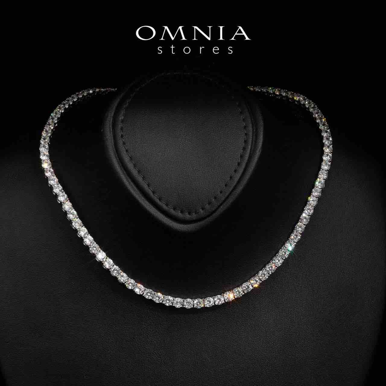 Omnia Ellen White Luxury Bridal Full Set in High Quality Rhodium Plated Zircon Stones - OMNIASTORES KSA