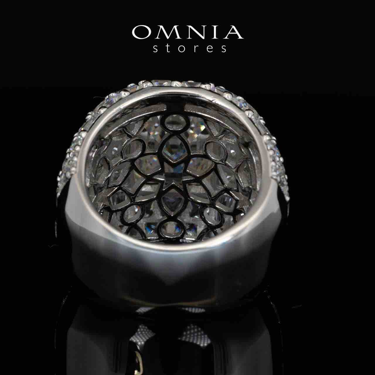 Omnia Serene White Ring With High Quality Certified Lab Crafted Stones In 925 Silver 8ct - OMNIASTORES KSA