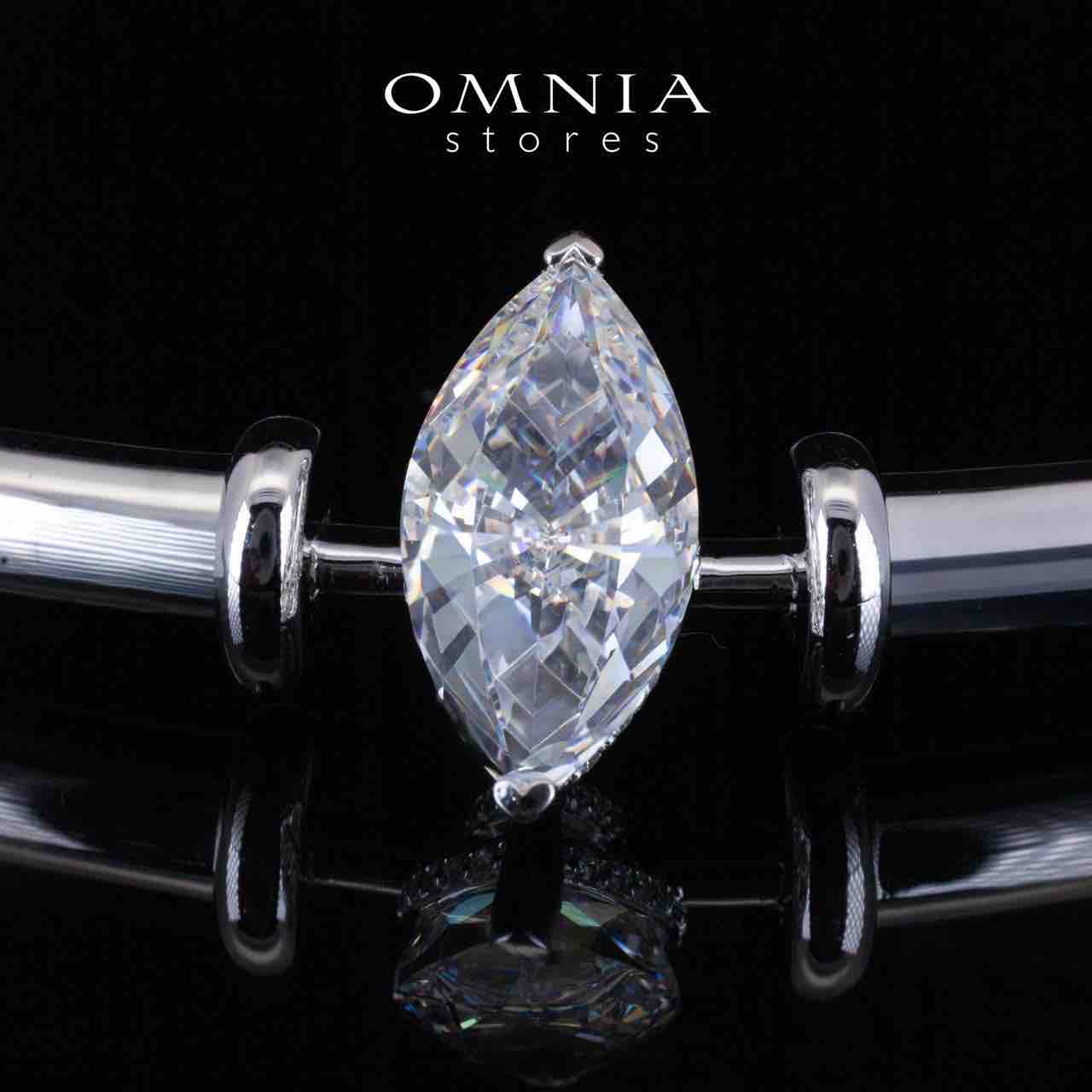 Omnia Amyah White Choker Necklace With High Quality Certified Lab Crafted Stones In 925 Silver - OMNIASTORES KSA