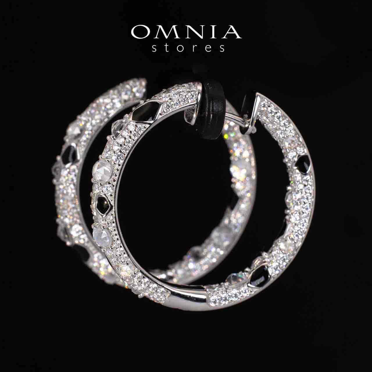 Angie White Certified Lab Crafted Hoop Earrings With High Quality 925 Silver