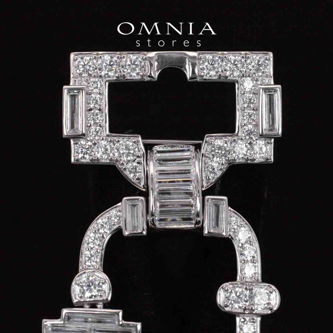 Mollie White Real Fresh Water Pearl Brooch With High Quality Simulated Diamonds in 925 Silver