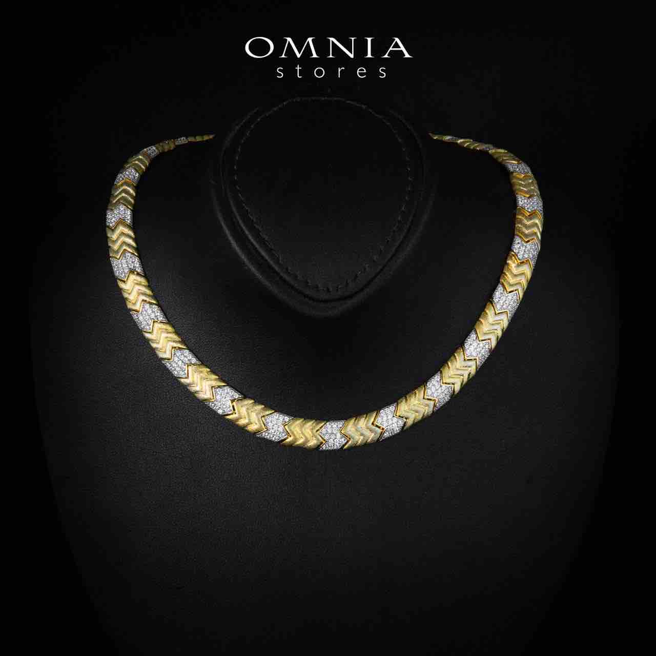 Ella Gold Plated Luxury Bridal Full Set in 925 Silver High Quality Simulated Diamonds - OMNIASTORES KSA