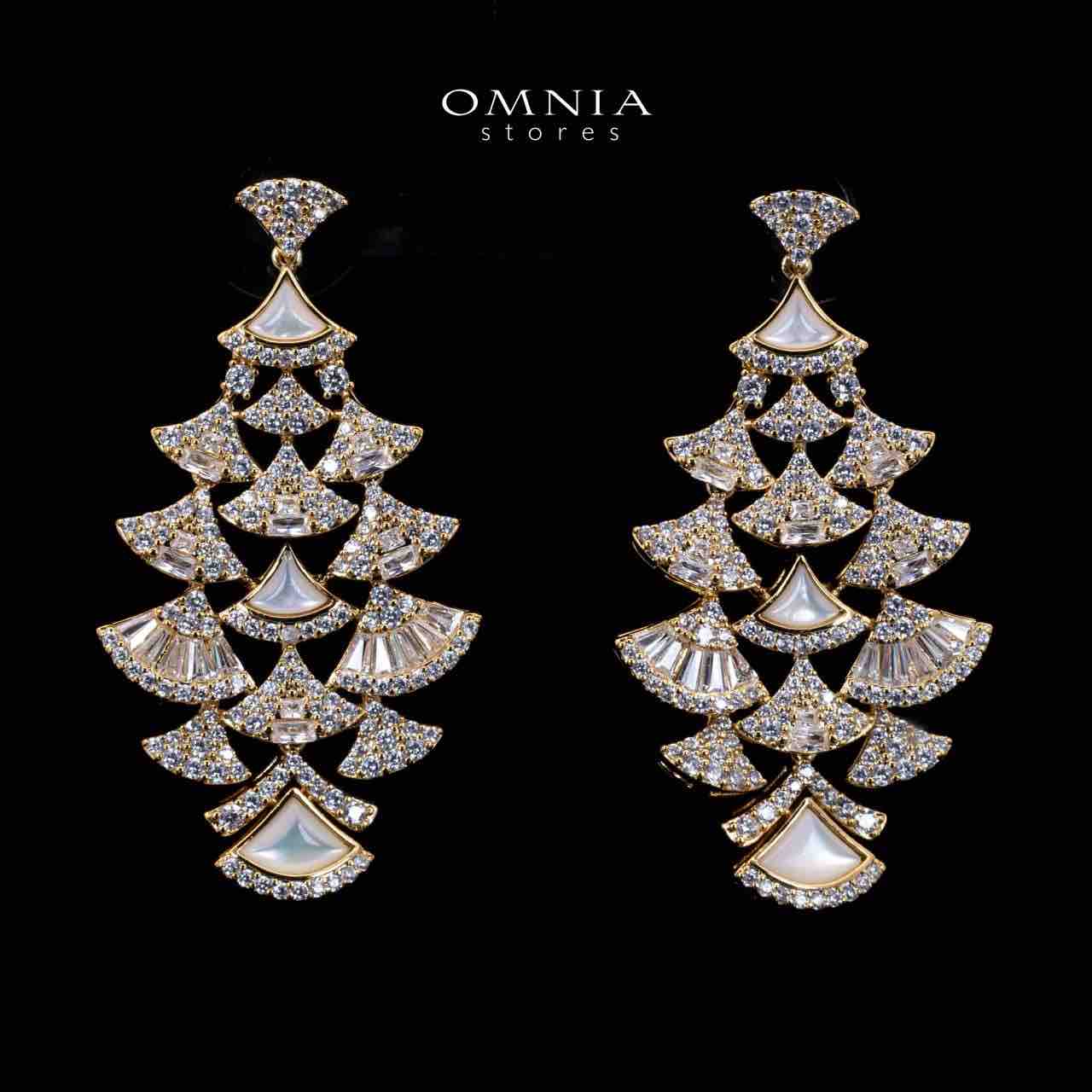 Bita Gold Luxury Bridal Full Set in High Quality Zircon Stone in Rhodium Plated - OMNIASTORES KSA
