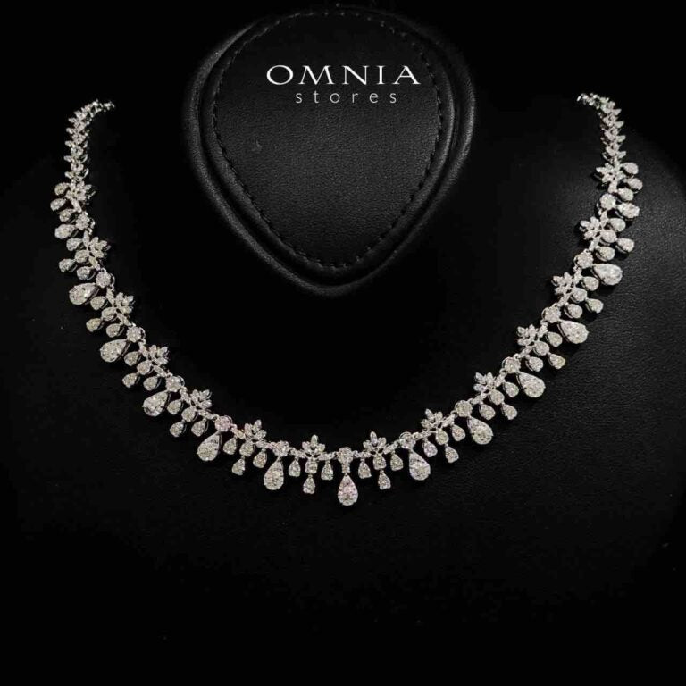 Bonnie White Bridal Full Set – Premium Rhodium Plated with High-Quality Zircon Stones