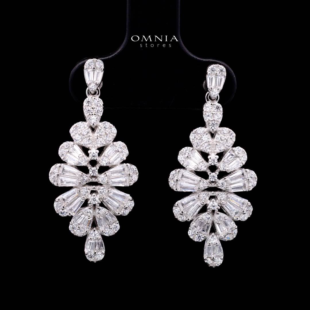 Omnia Iffat White Bridal Full Set in 925 Silver High Quality Simulated Diamonds - OMNIASTORES KSA