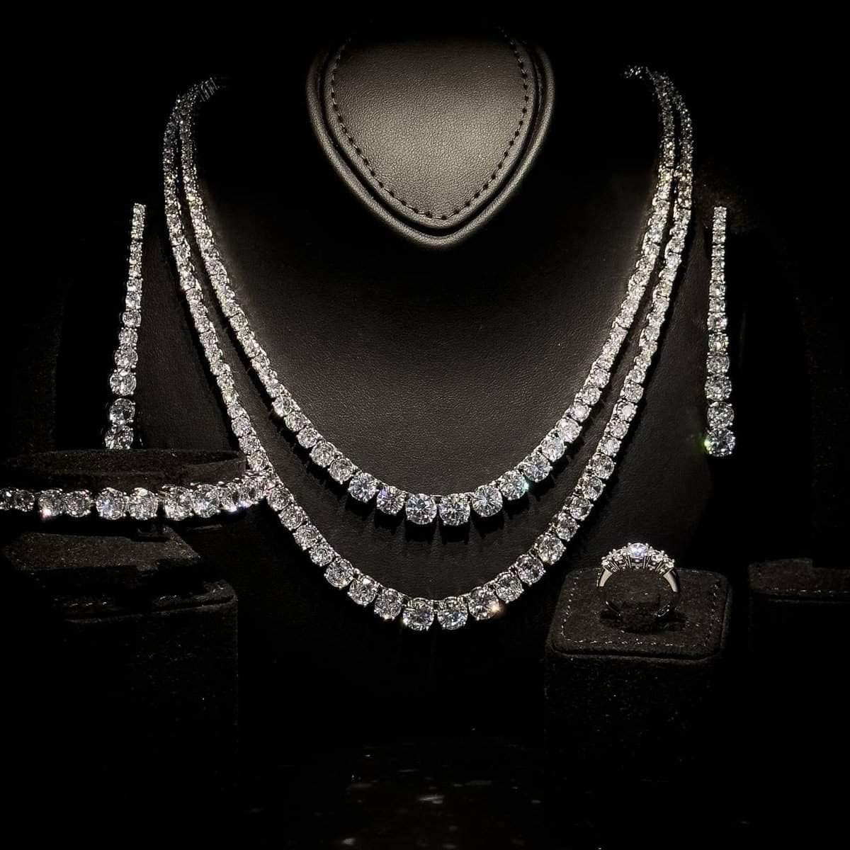 Omnia Ansa White Bridal Large-Sized Full Set - OMNIASTORES UAE