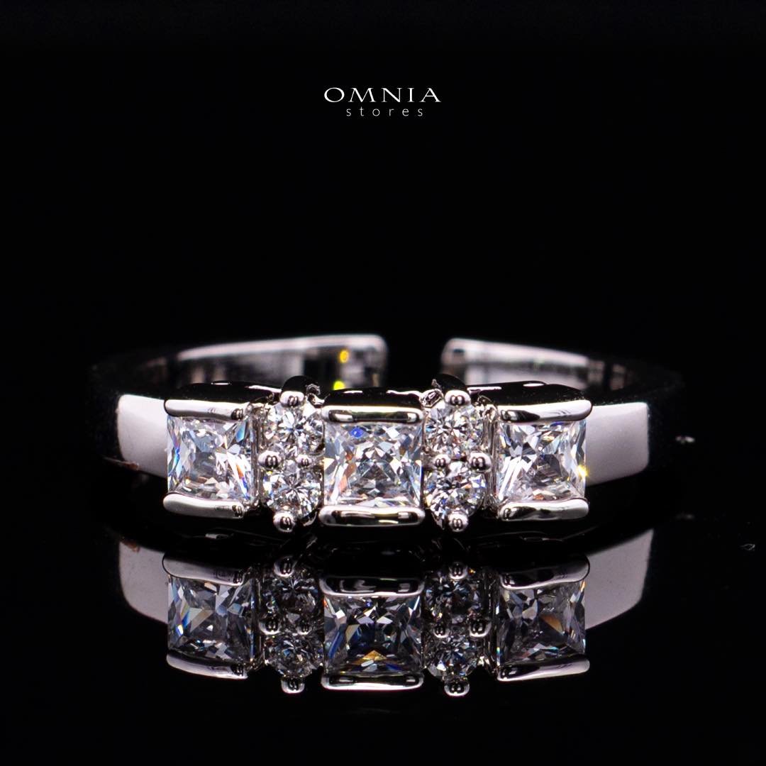 Omnia Rawda White Bridal Full Set in High Quality Simulated Diamonds - OMNIASTORES KSA