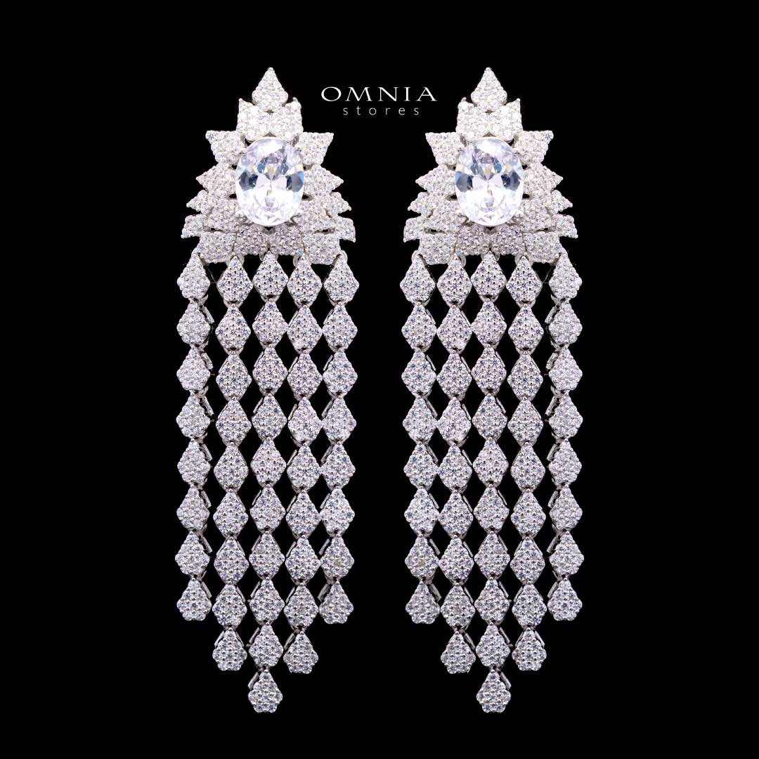 Scarlet White Bridal Full Set in 925 Silver High Quality Simulated Diamonds