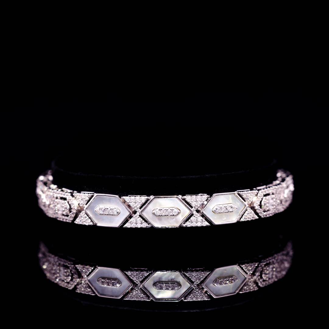 Omnia Raya Bridal Full Set Accessories in High Quality Zircon Stone Premium Rhodium Plated - OMNIASTORES UAE