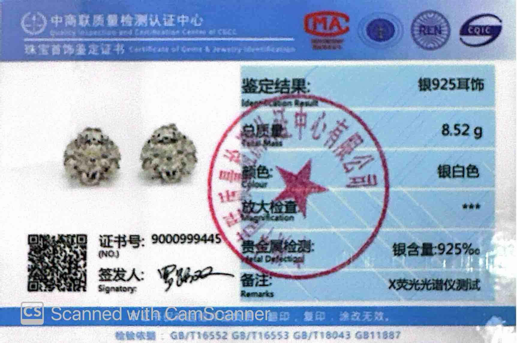 Omnia Saadiya White Flower Stud Earrings In 925 Silver High Quality Certified Lab Crafted Round Cut Stones - OMNIASTORES UAE