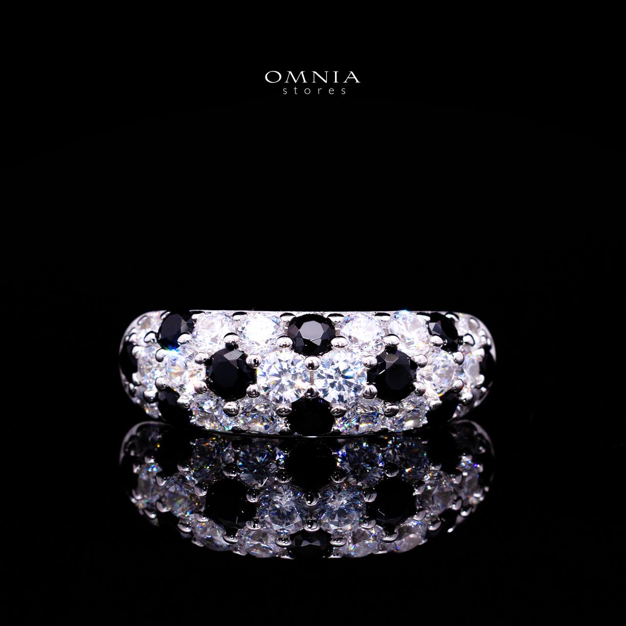 Angie Ring with Certified Premium Simulated Diamonds in 925 Sterling Silver - OMNIASTORES KSA