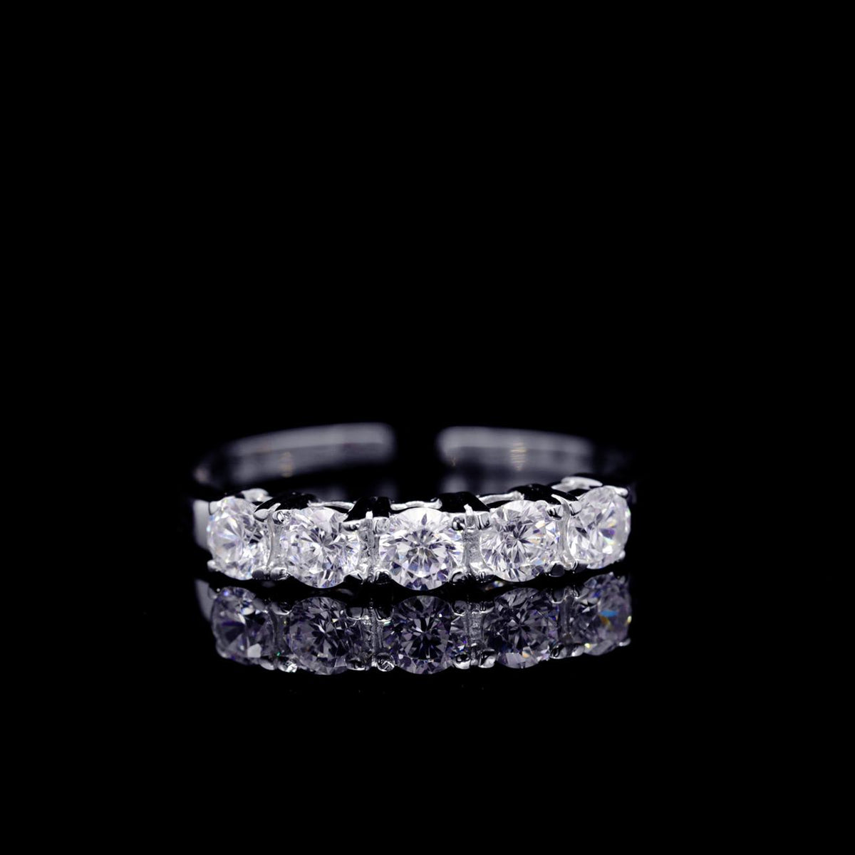 Gia White Luxury Bridal Full Set with High-Quality Zircon Stones Premium Rhodium Plating