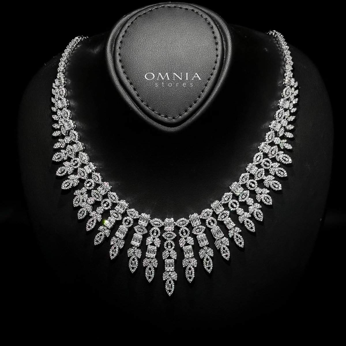 Omnia Saphira Zircon Wedding Jewelry Full Set - OMNIASTORES UAE