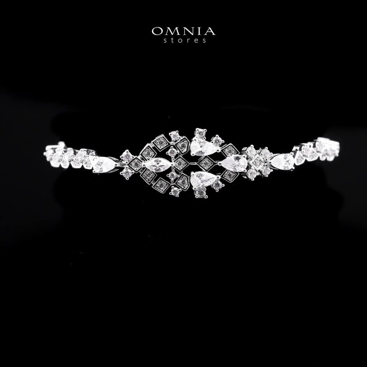 Omnia Melora White Zircon Bridal Full Set - OMNIASTORES UAE