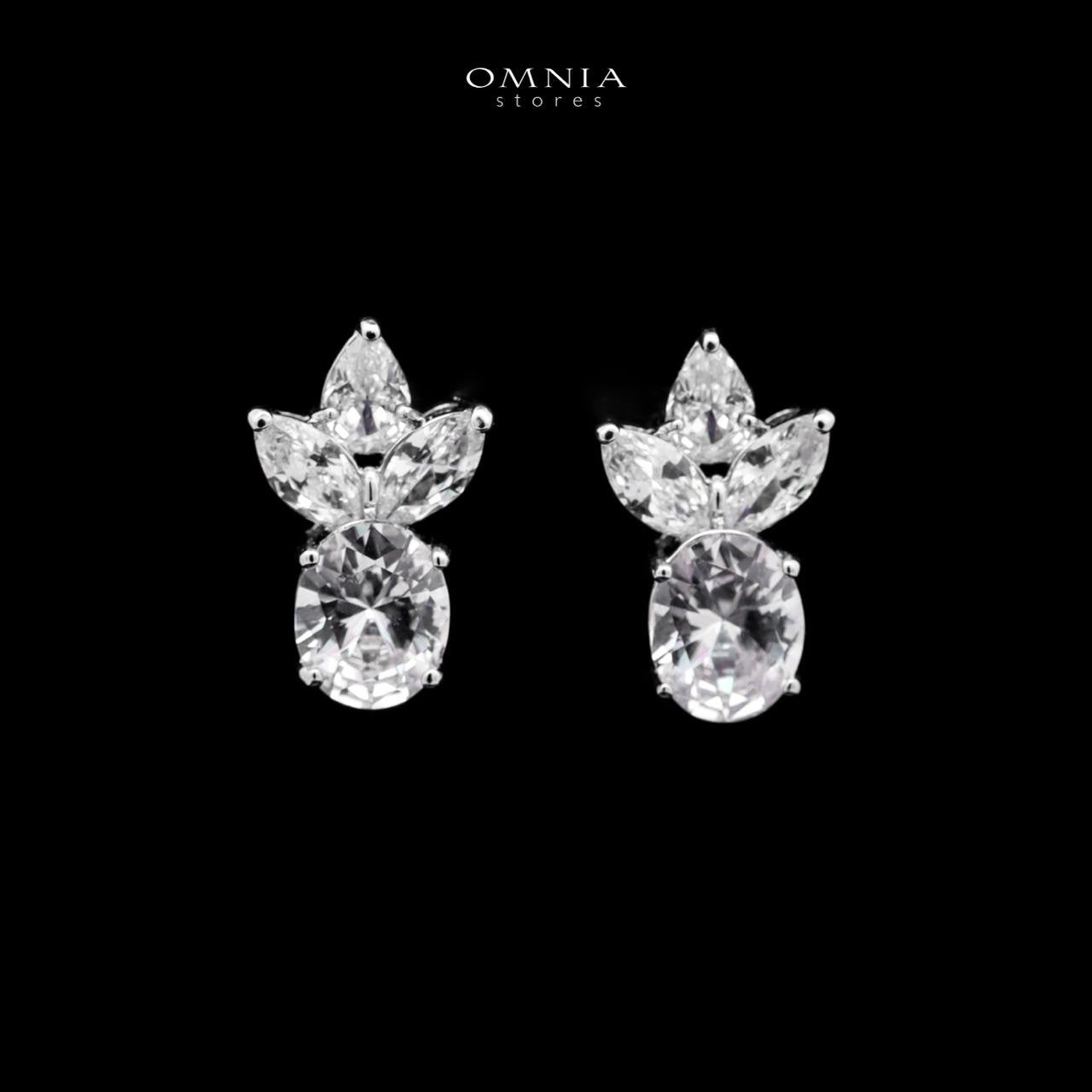 Omnia Buthaina Pure White Luxury Bridal Full Set High Quality Simulated Diamonds - OMNIASTORES KSA