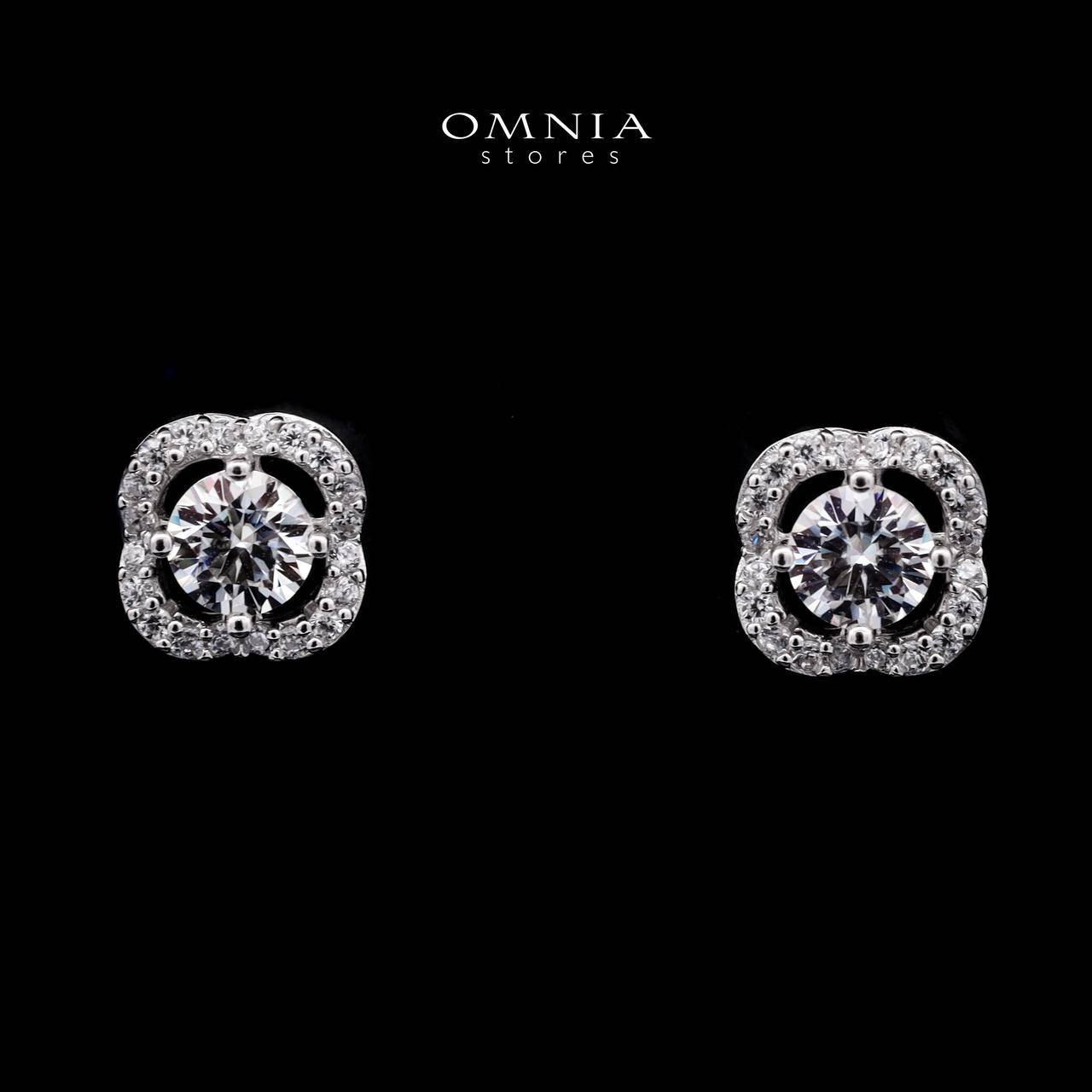 Omnia Salma White Set in 92.5 Silver with High-Quality Iced Cut Stone - OMNIASTORES UAE