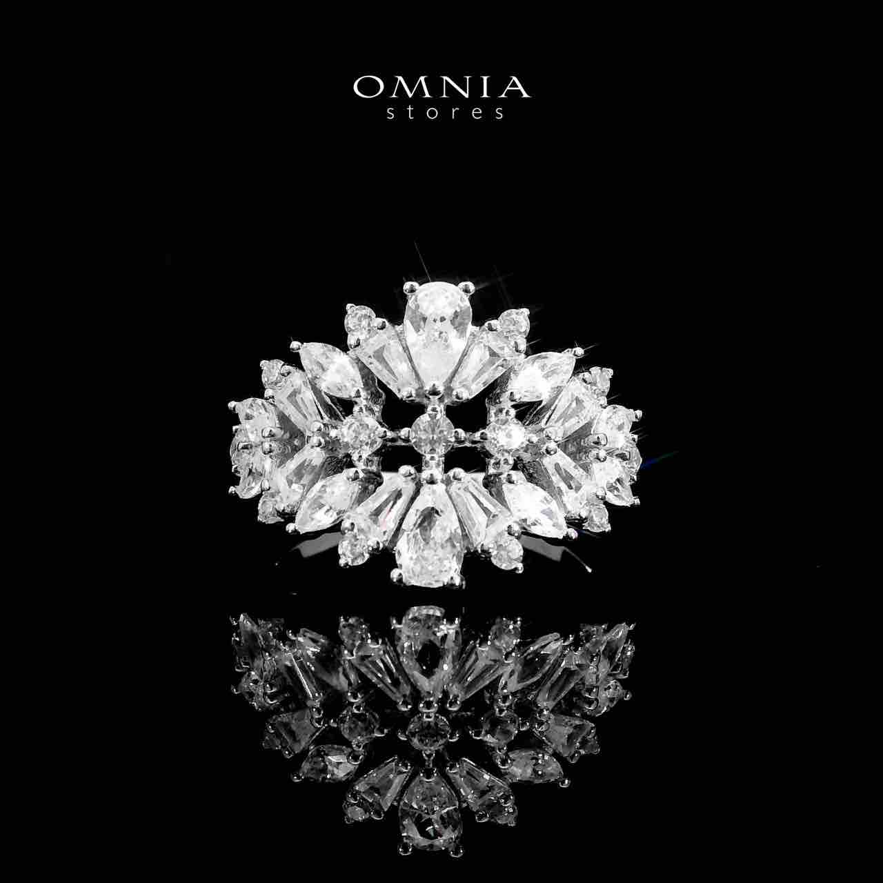 Omnia Omayra White Bridal Full Set in 925 Silver High Quality Simulated Diamonds - OMNIASTORES UAE