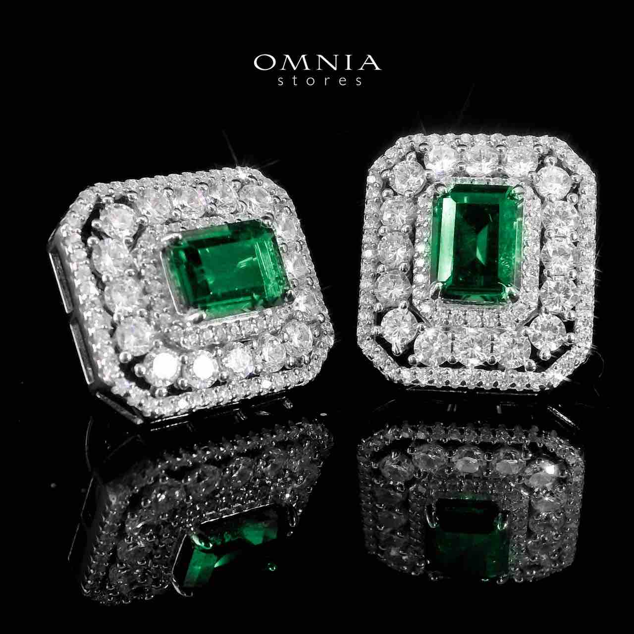 Sally Earring in 925 Silver High Quality Simulated Diamonds - OMNIASTORES UAE