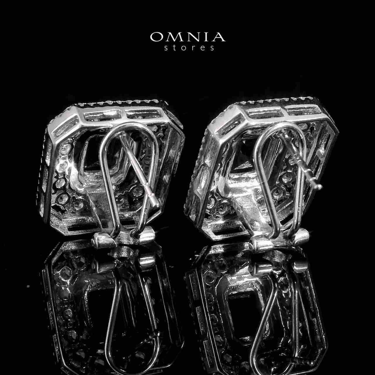 Sally Earring in 925 Silver High Quality Simulated Diamonds - OMNIASTORES UAE