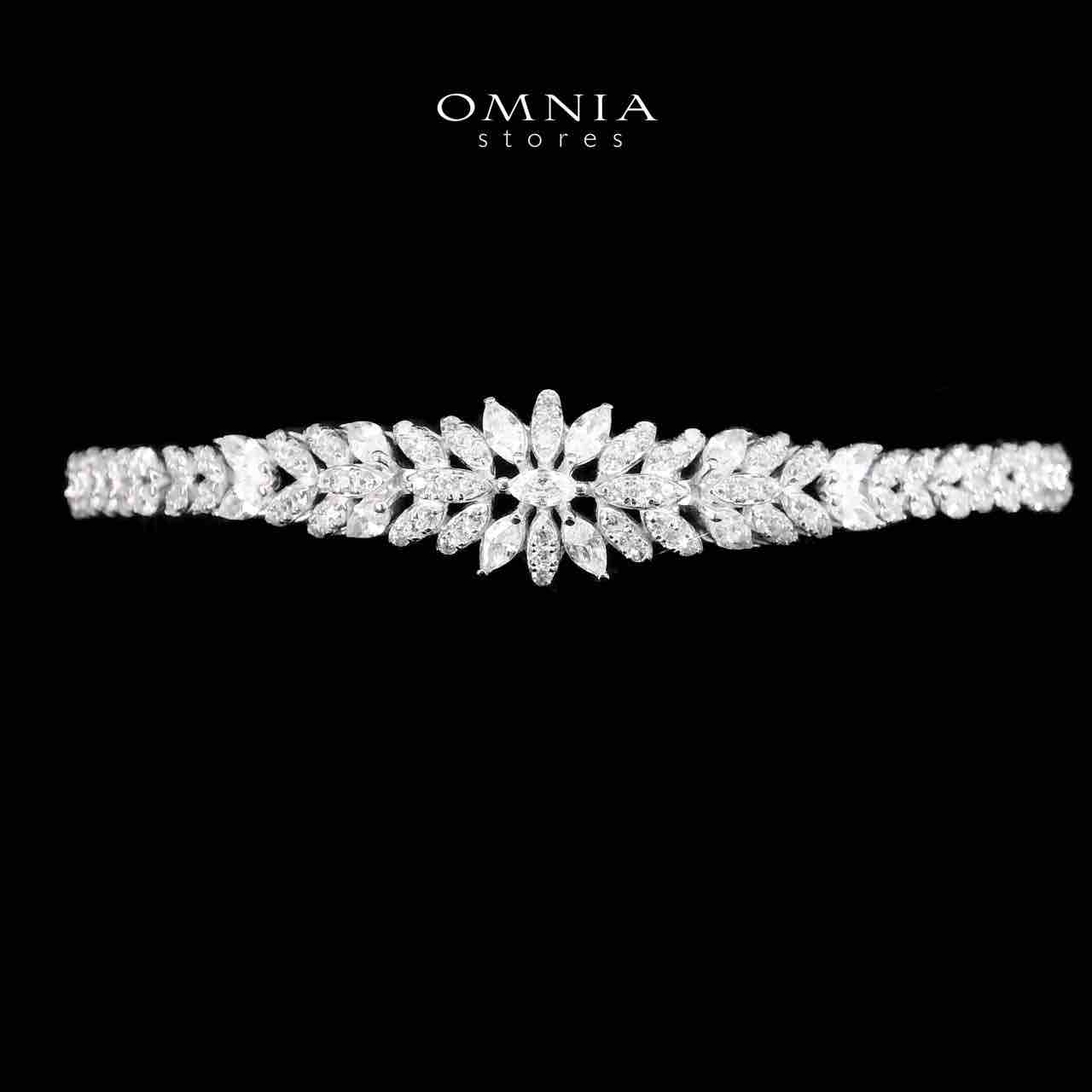 Omnia Amira White Bridal Full Set in 925 Silver High Quality Simulated Diamonds - OMNIASTORES UAE