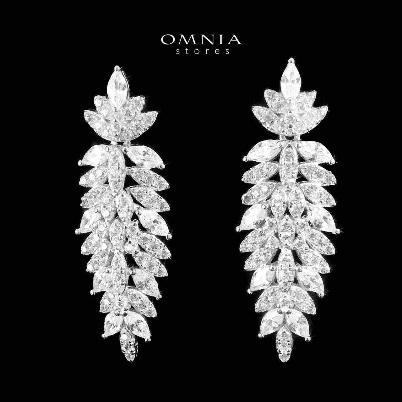 Omnia Amira White Bridal Full Set in 925 Silver High Quality Simulated Diamonds - OMNIASTORES UAE