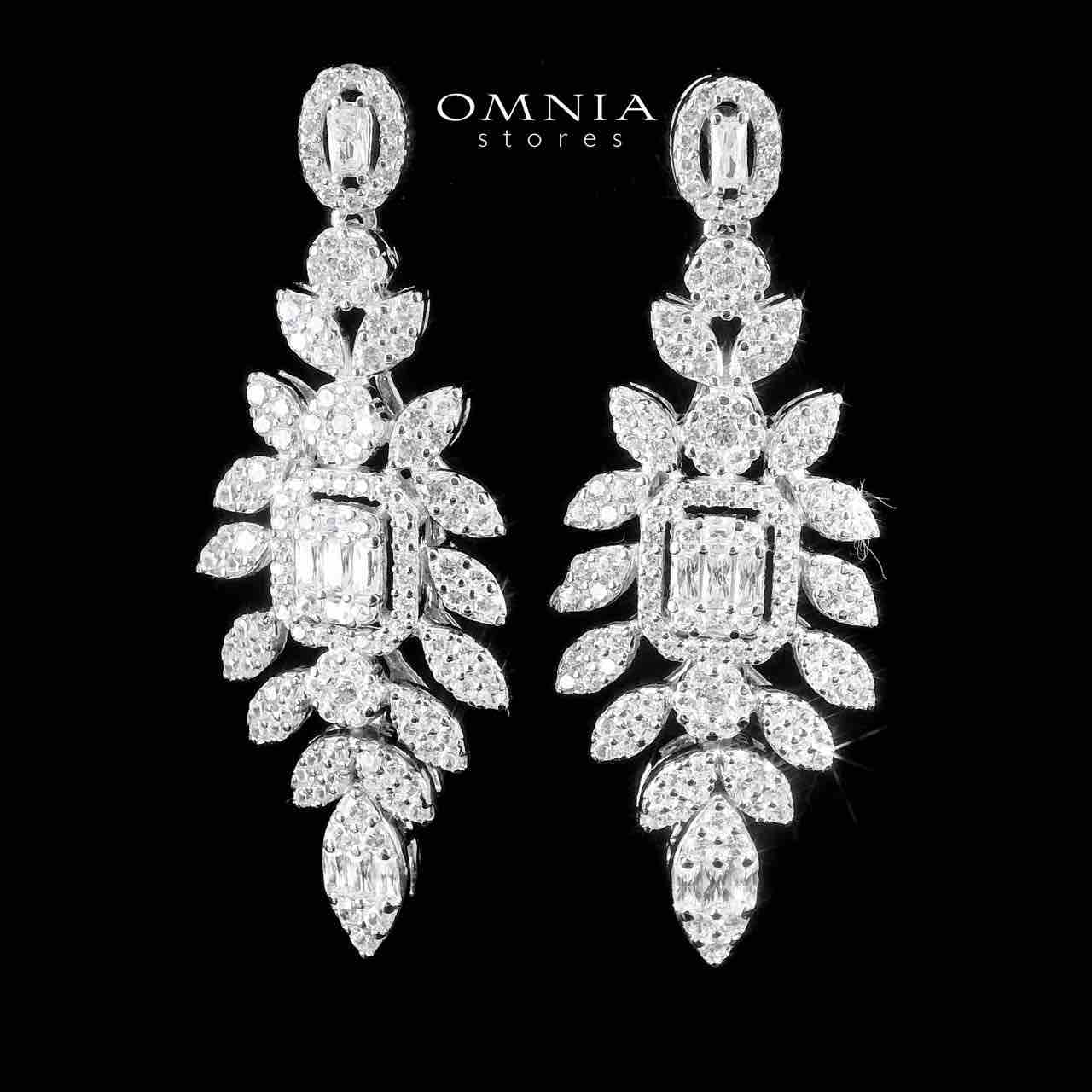 Omnia Sharifah White Bridal Full Set in 925 Silver High Quality Simulated Diamonds - OMNIASTORES UAE
