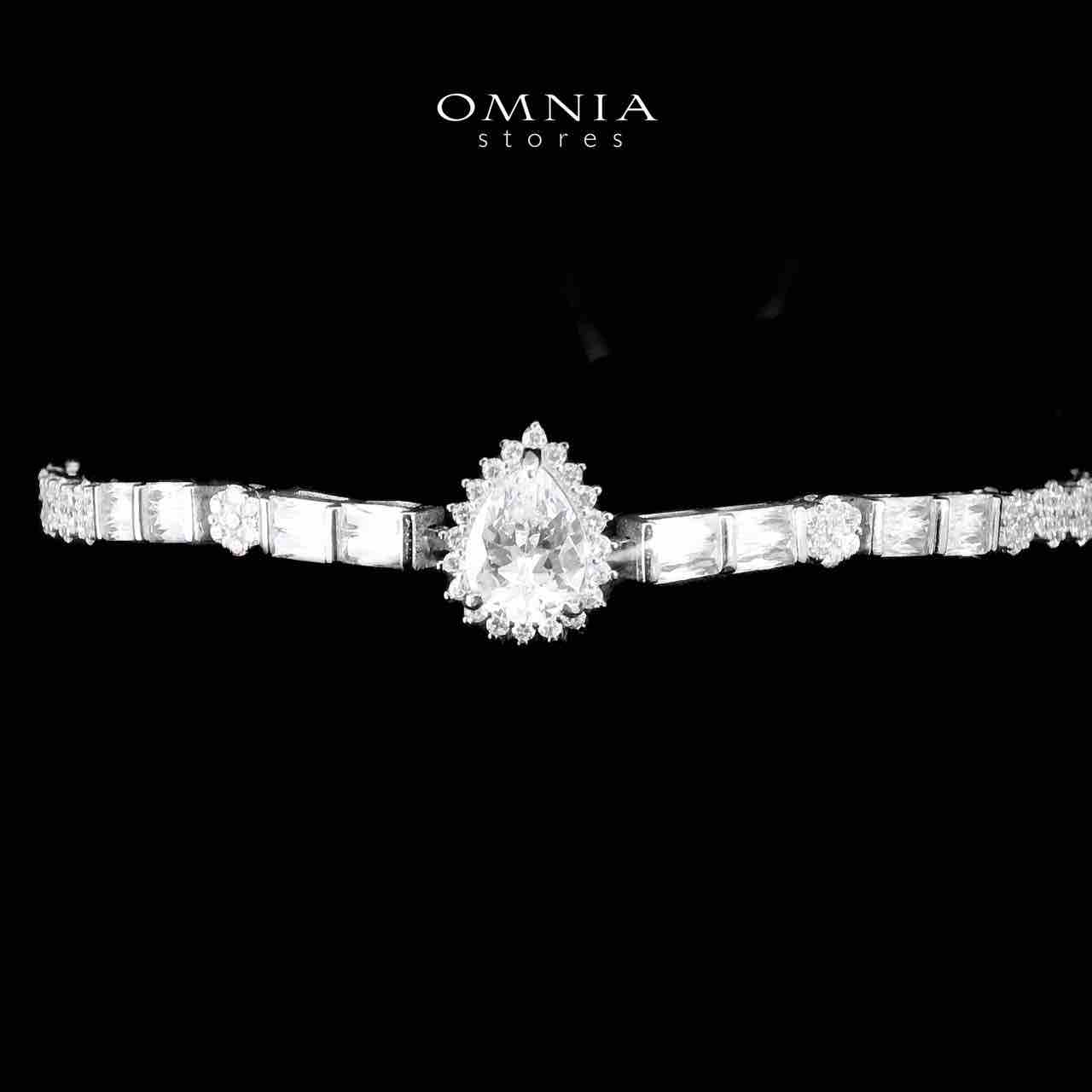 Omnia Milena White Bridal Full Set in 925 Silver High Quality Simulated Diamonds - OMNIASTORES UAE