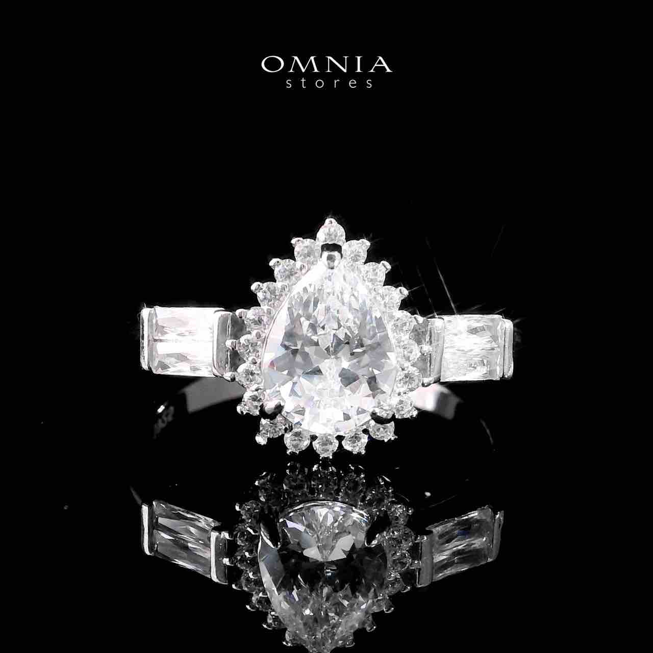 Omnia Milena White Bridal Full Set in 925 Silver High Quality Simulated Diamonds - OMNIASTORES UAE