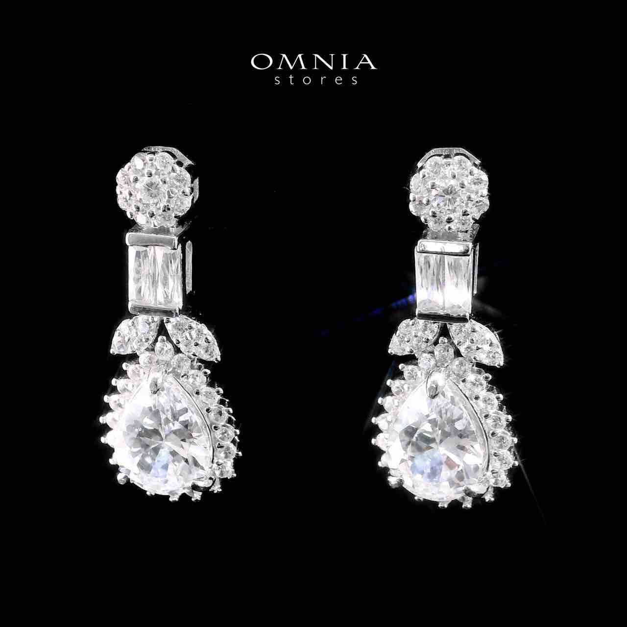 Omnia Milena White Bridal Full Set in 925 Silver High Quality Simulated Diamonds - OMNIASTORES UAE