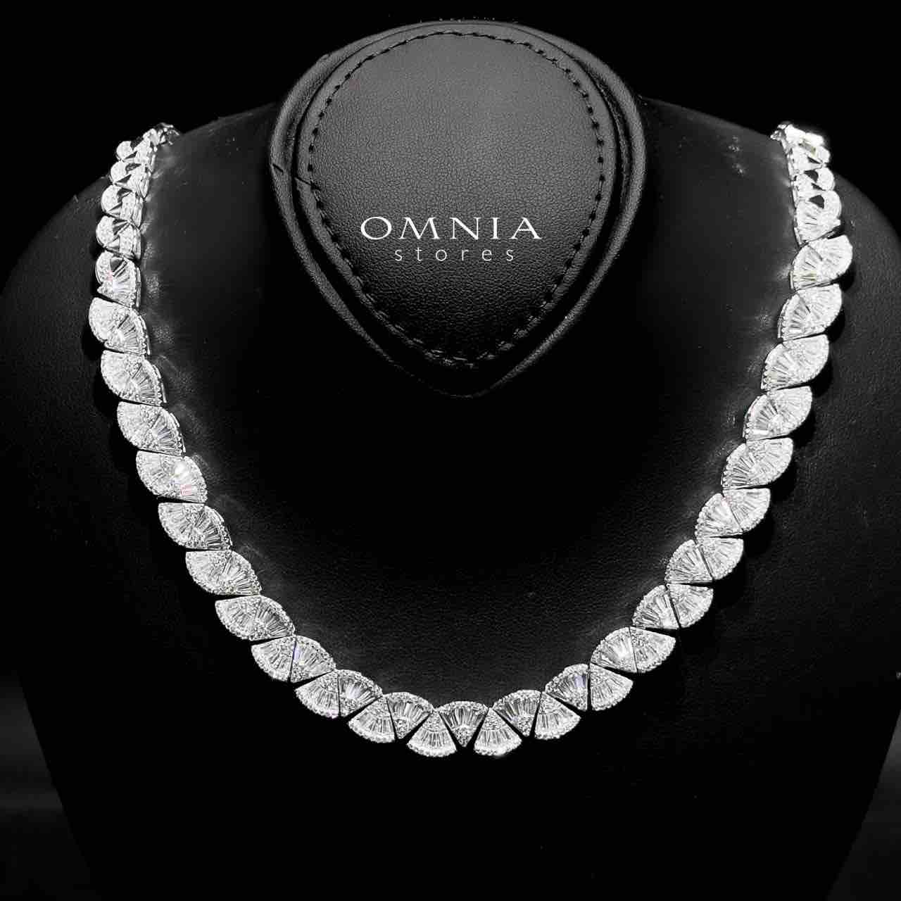 Omnia Sumaya White Bridal Full Set in 925 Silver High Quality Simulated Diamonds - OMNIASTORES UAE
