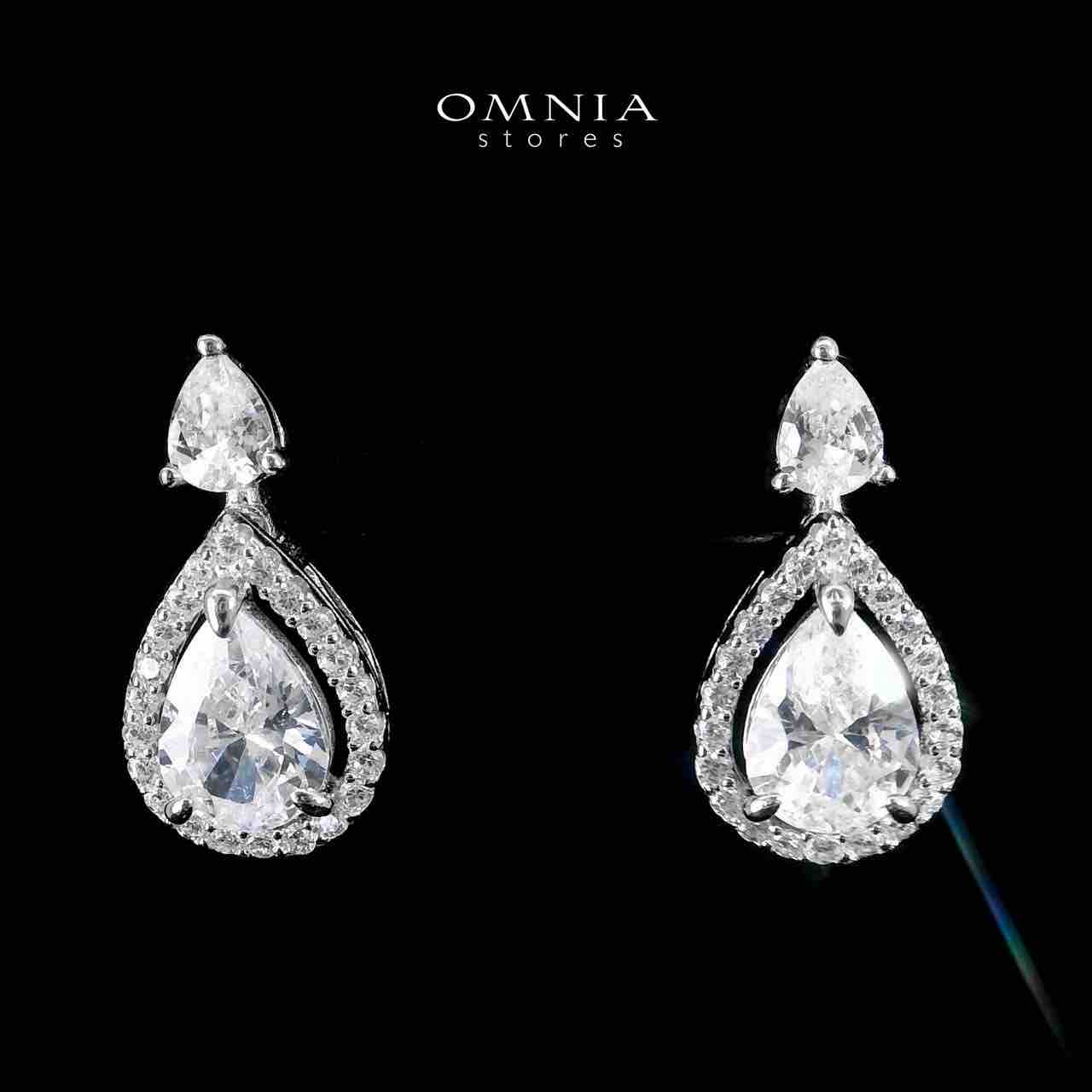 Omnia Sundus White Bridal Full Set in 925 Silver High Quality Simulated Diamonds - OMNIASTORES UAE