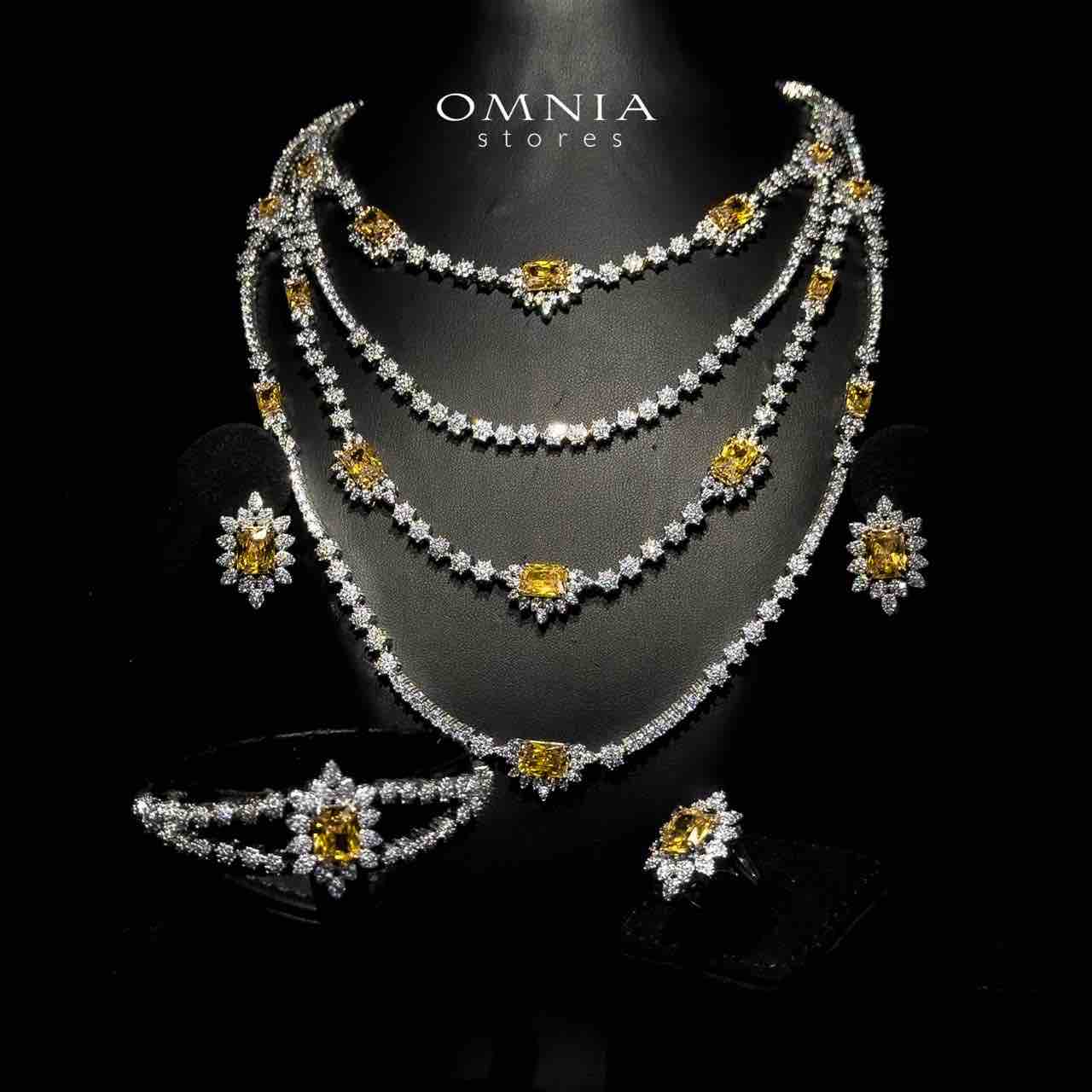 Omnia Blair Dark Yellow Bridal Full Set - OMNIASTORES UAE