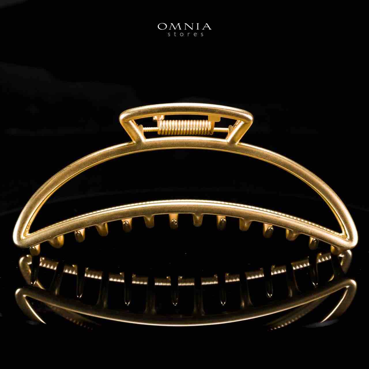 Omnia Talia Gold Hair Clip with High Quality Rhodium Plated - OMNIASTORES UAE