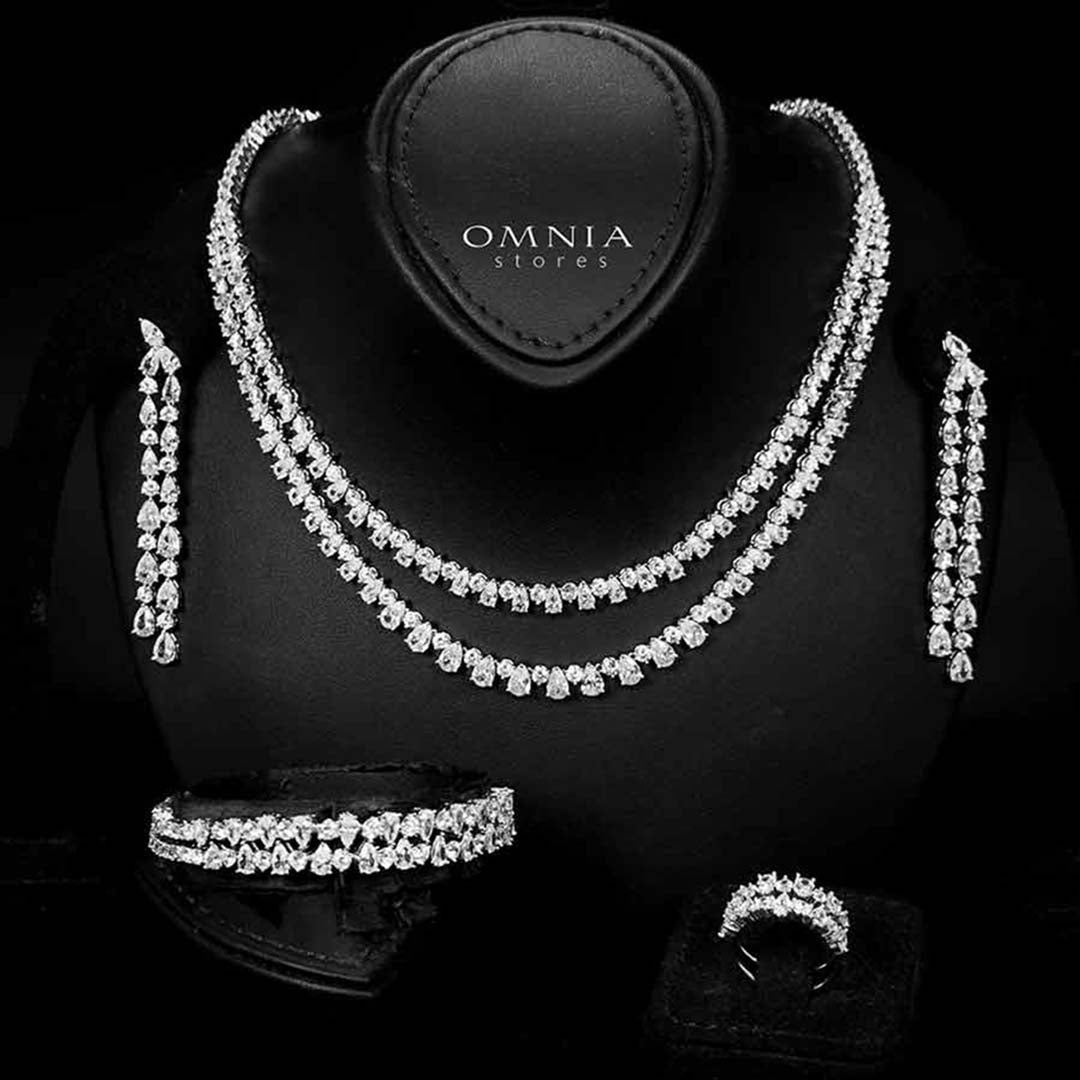 Omnia Aria White Bridal Full Set - OMNIASTORES KSA