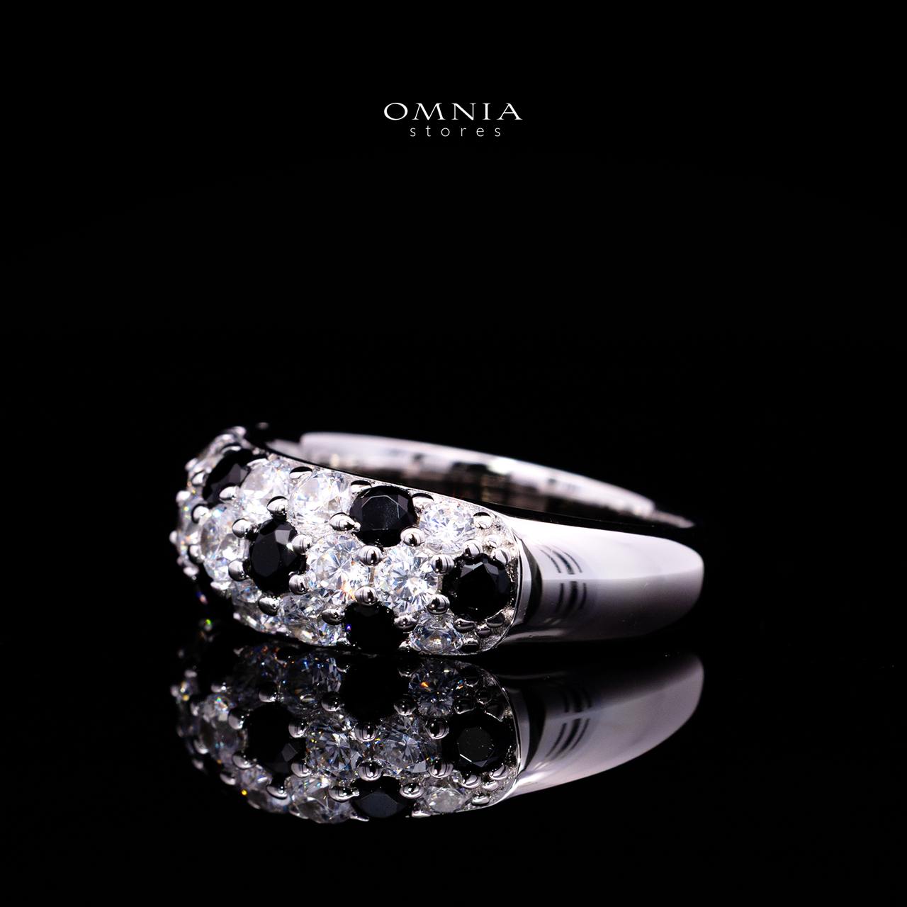 Angie Ring with Certified Premium Simulated Diamonds in 925 Sterling Silver - OMNIASTORES KSA