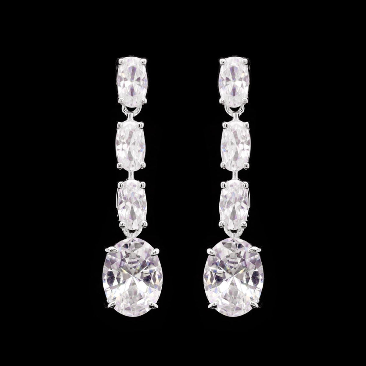 Arrah White Luxury Bridal Full Set | 925 Sterling Silver with High-Quality Simulated Diamonds