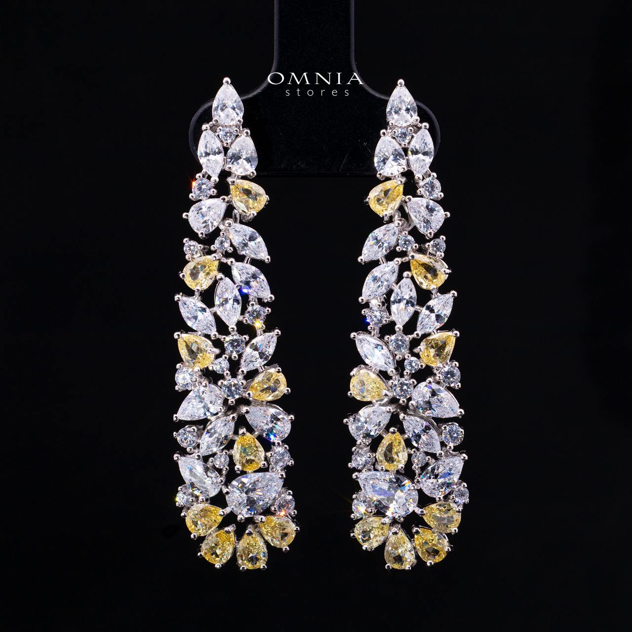 Safira Yellow Luxury Bridal Full Jewelry Set with High-Quality Premium Simulated Diamonds