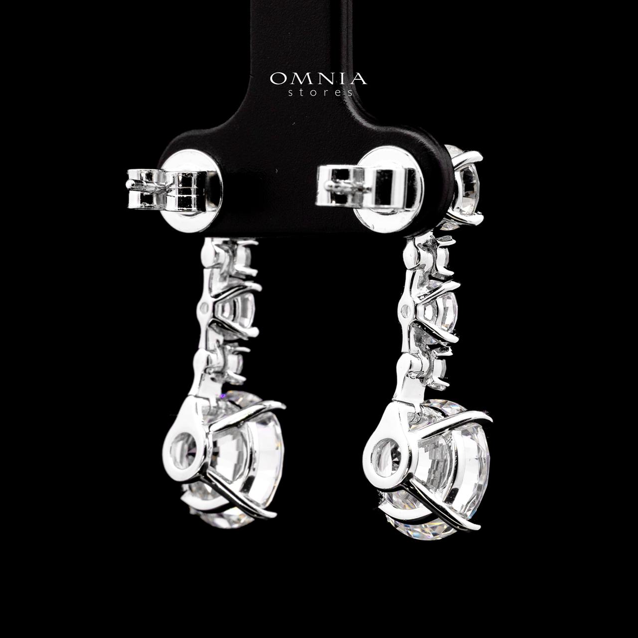 Kaliyah Earring with Certificate, High-Quality Premium Simulated Diamonds in 925 Sterling Silver