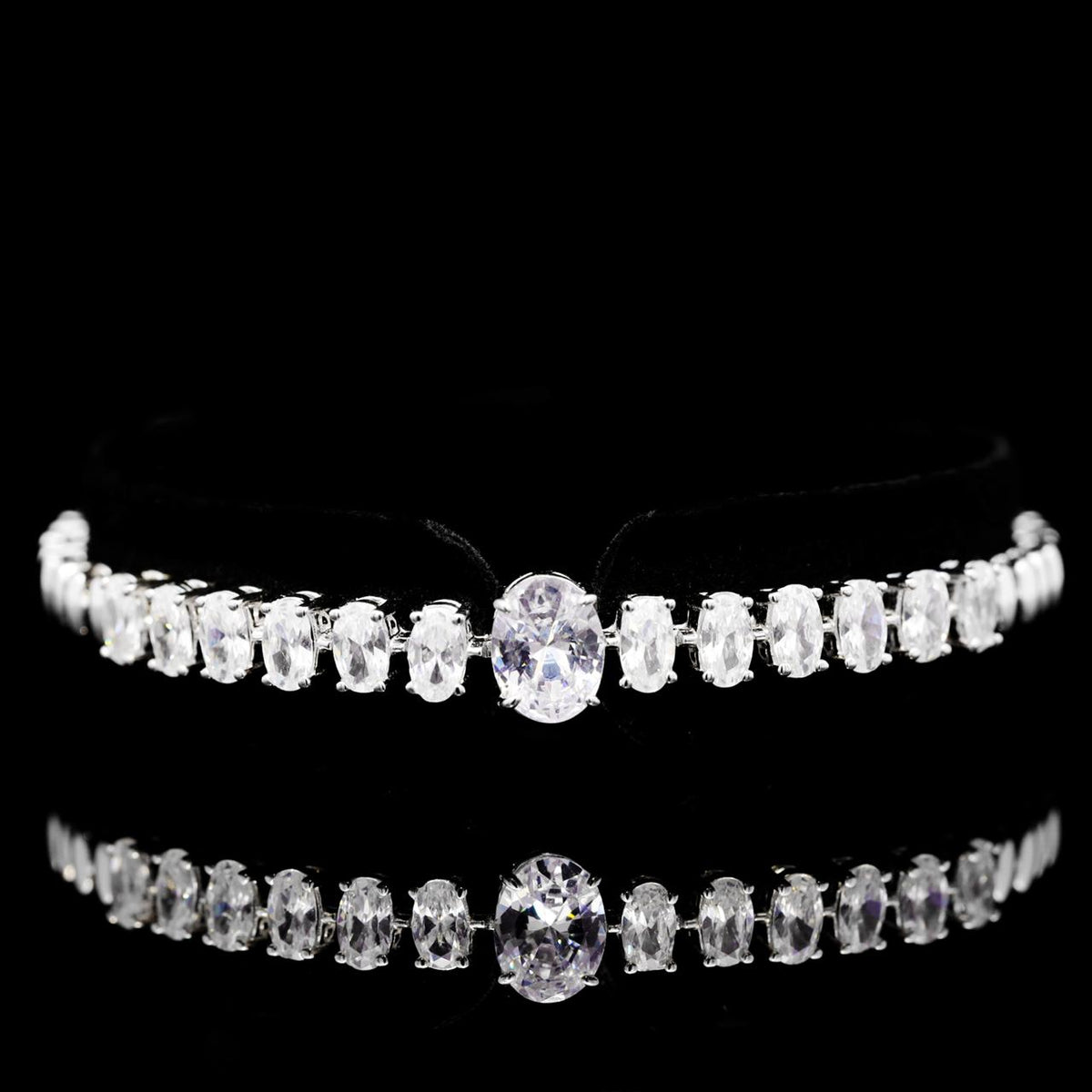 Arrah White Luxury Bridal Full Set | 925 Sterling Silver with High-Quality Simulated Diamonds
