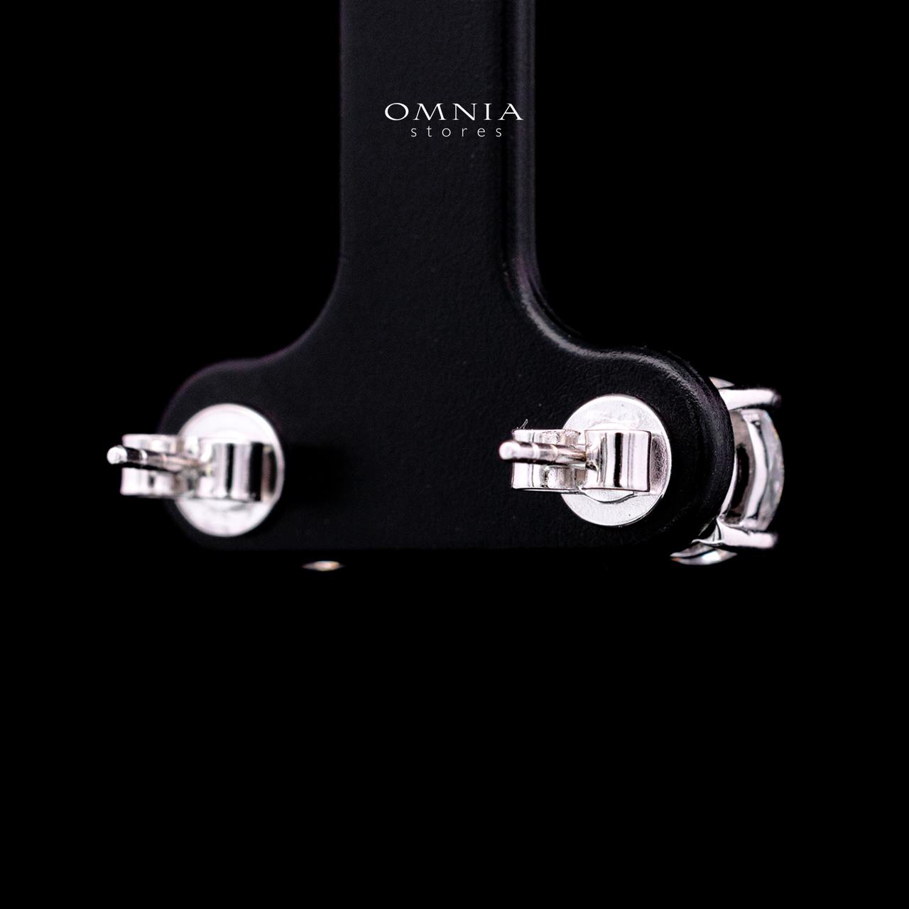 Cassie Stud Earring with Certified High-Quality Premium Simulated Diamonds in 925 Sterling Silver