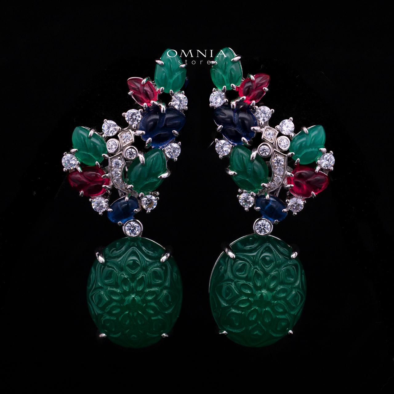 Ximena Multicolor in 925 Sterling Silver with High-Quality Premium Simulated Diamonds - OMNIASTORES KSA
