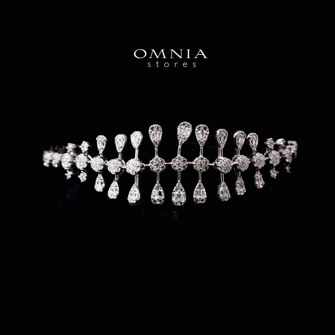 Omnia Rabeea White Bridal Full Set in 925 Silver High Quality Simulated Diamonds - OMNIASTORES UAE