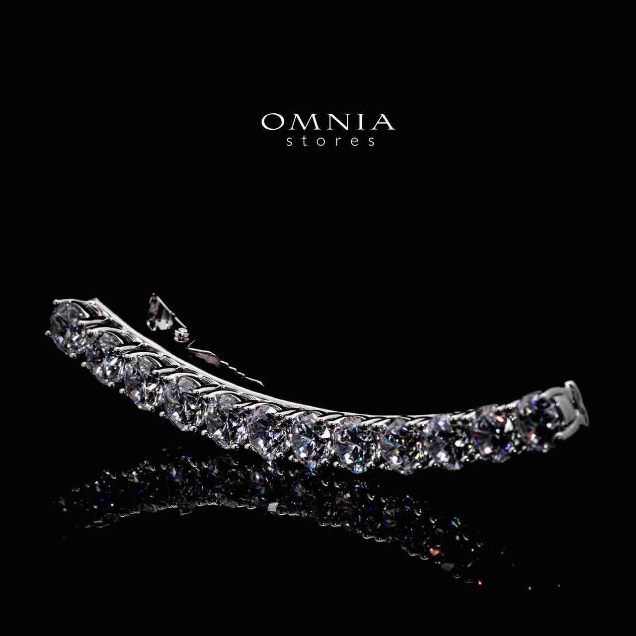 Omnia Saja White Hair Clip In 925 Silver High Quality Lab Crafted Stones - OMNIASTORES UAE