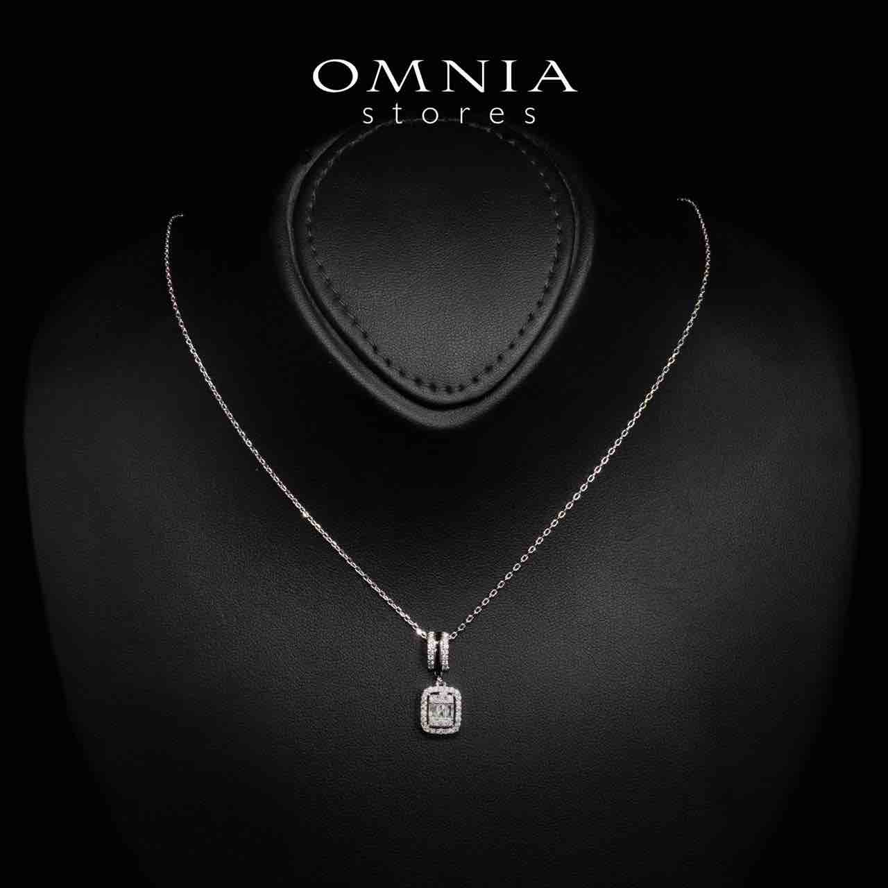 Omnia Mazie White Pearl Full Set in High Quality Rhodium Plated Zircon Stones - OMNIASTORES KSA