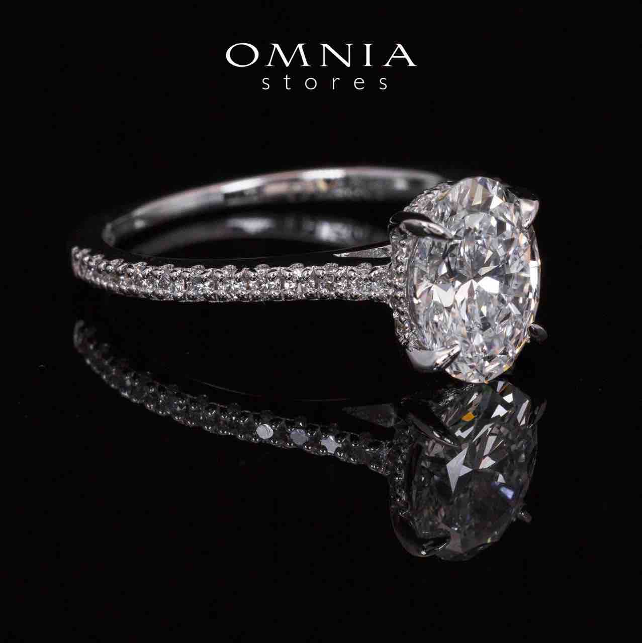 Sadia Lab Grown White IGI Certifited Round Brilliant VS1 Ring With High Quality 925 Silver 1.50ct