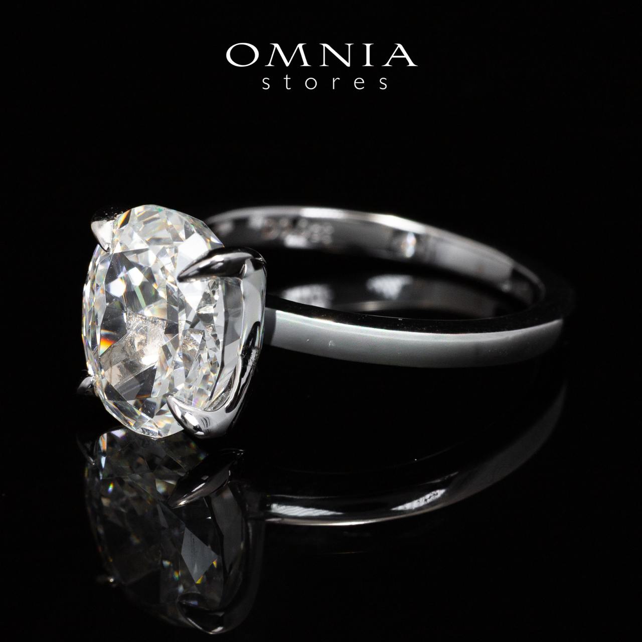 Maeva 5.02ct White Ring With Lab Crafted Stones In 925 Silver - OMNIASTORES KSA