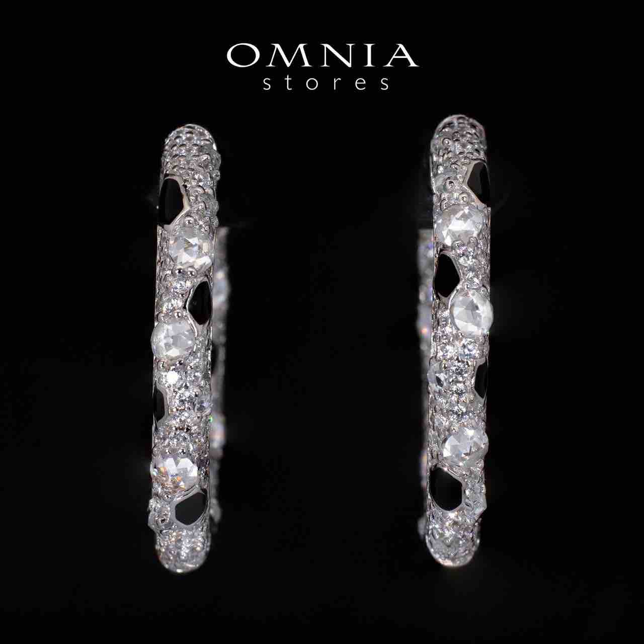 Angie White Certified Lab Crafted Hoop Earrings With High Quality 925 Silver