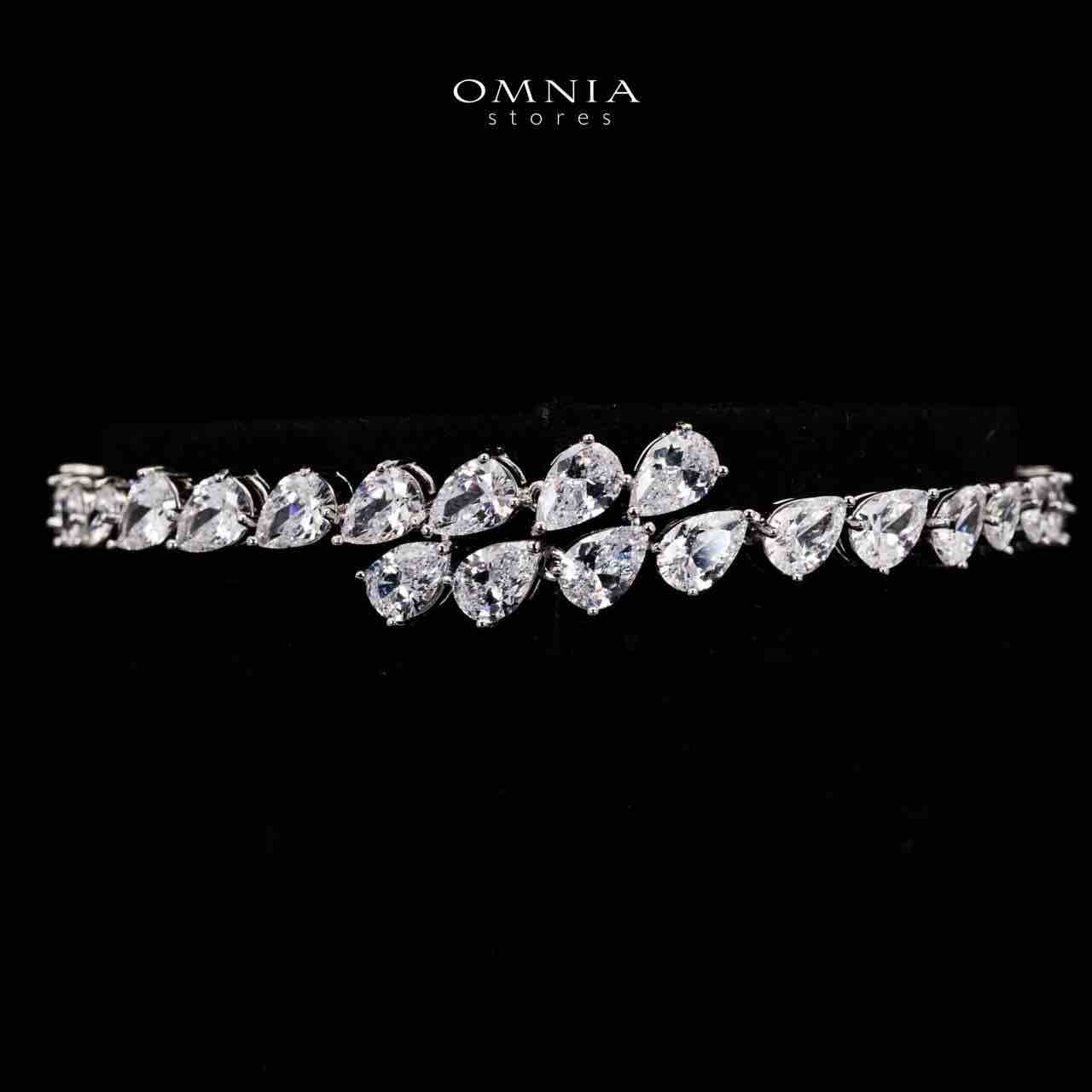 طقم آيلين شوكر أبيض للعروس كاملاً من الفضة عيار 925 مرصع بألماس صناعي عالي الجودة